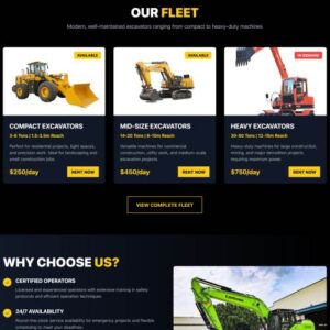 机械行业网站设计