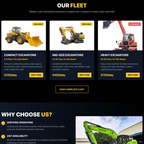 机械行业网站设计