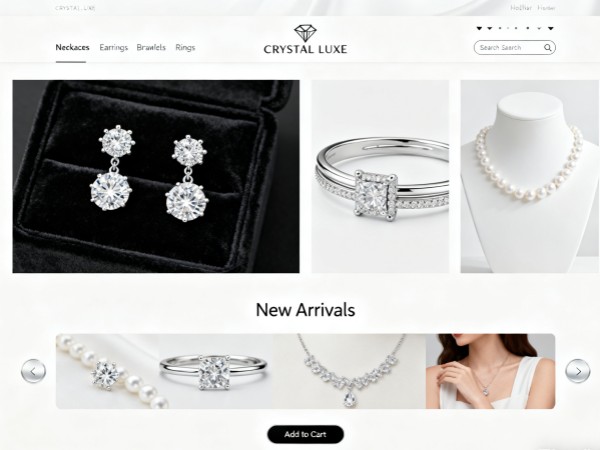 珠宝行业网站设计