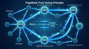 PageRank算法信任投票原理图解