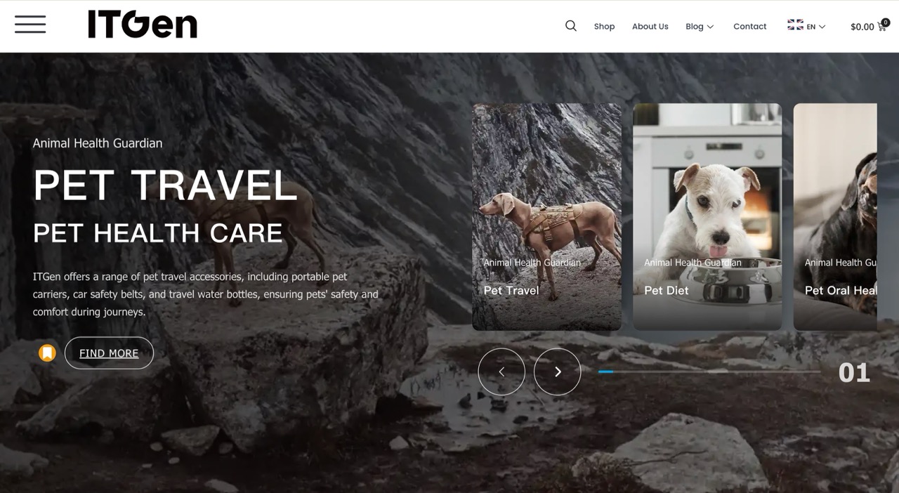 宠物用品独立站