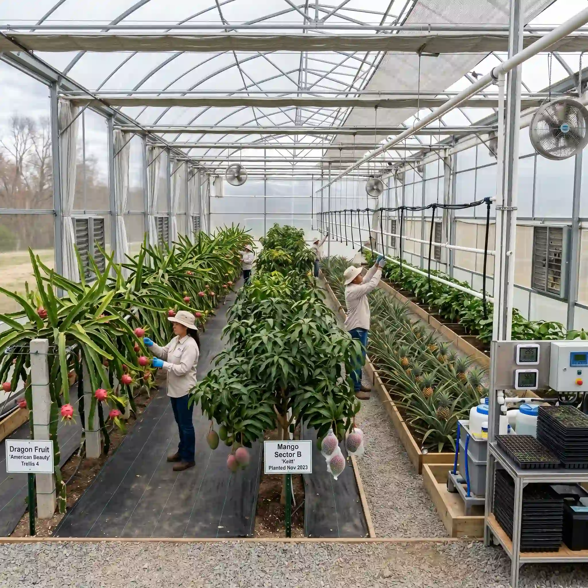 Off-Season Tropical Fruit Cultivation