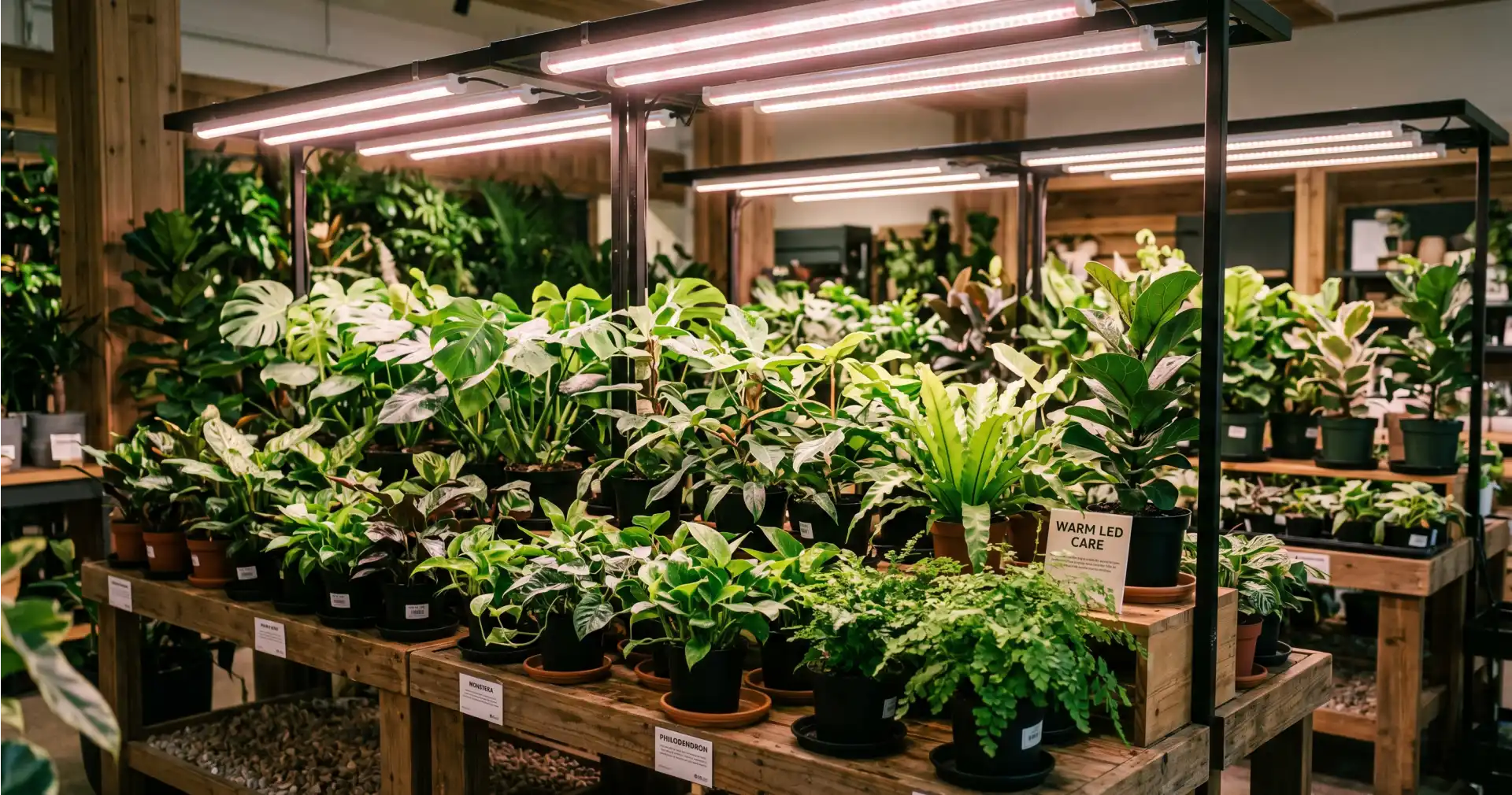 Precision horticultural LED lighting in commercial greenhouse
